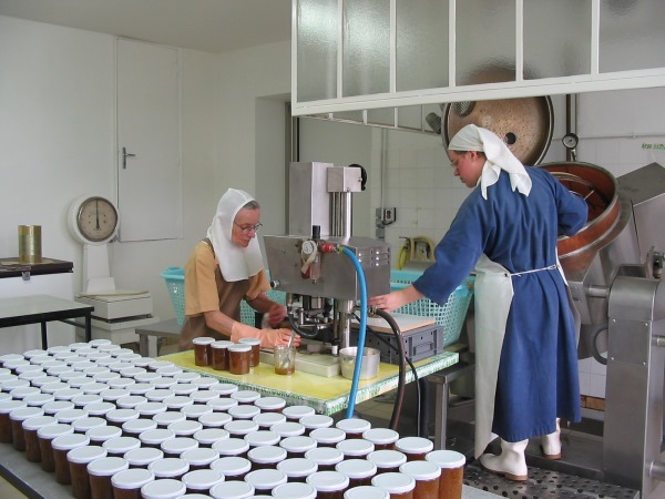 Mise en pots des confiture